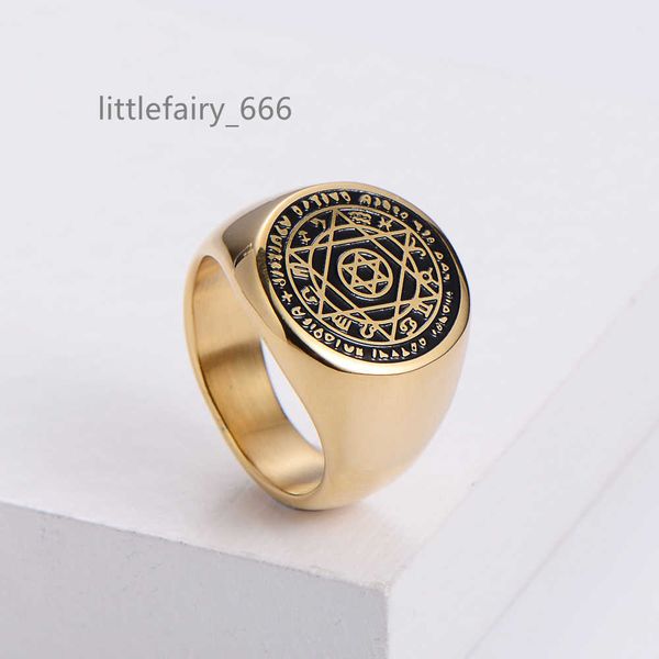 

men jewelry star of david seven archangels talisman protection amulet solomon seal ring, Silver
