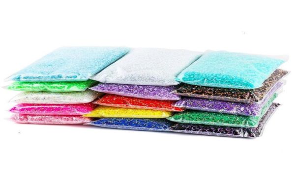 

nail art decorations 10000pcs 6mm multicolor ab jelly rhinestones non fix resin flatback glitter diy 3d manicure decor strass2515132, Silver;gold