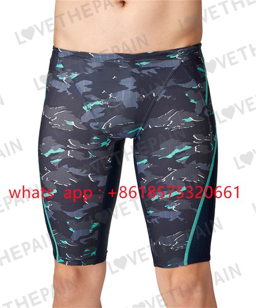 

men's swimwear summer swim endurance athletic training beach jammers tight surf trunks shorts swimware swimsuit racing swimming 2023 23