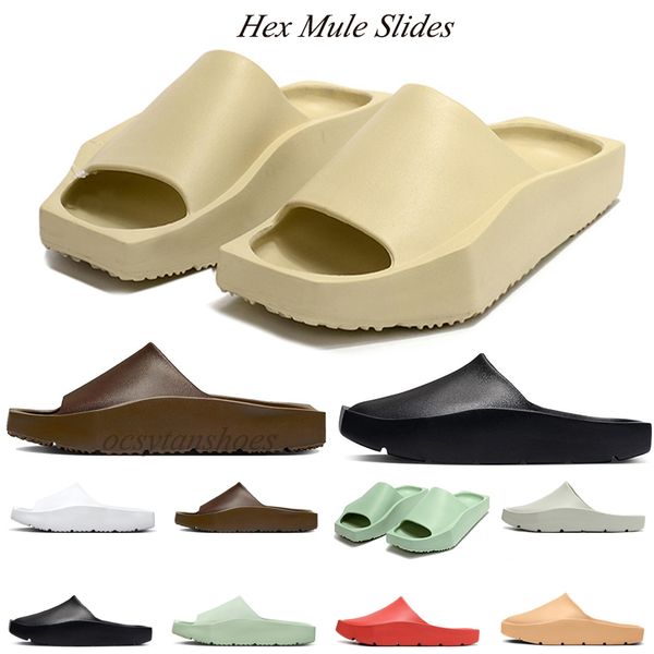 

hex mule shoes slipper slides for women fashion classic luxury black sandals platform beach lightweight slippers eur 36-45