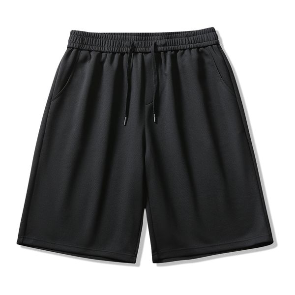 

men's shorts youth summer thin student casual sports men's fashion trend elastic waist comfortable versatile loose 5point pants 23, White;black
