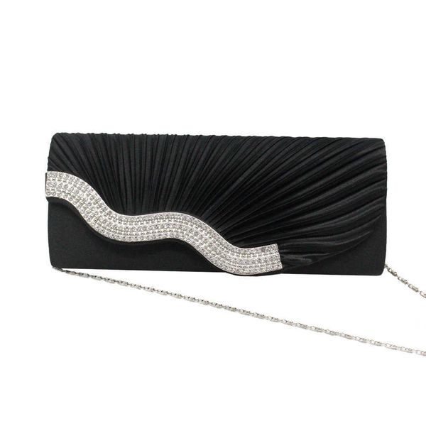 

seding dinner bag women's rhinestone bag handheld bag pleated women's bag