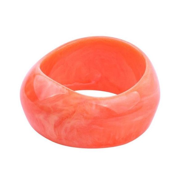 

bangle geometric resin bracelets classic acrylic cuff fashion bangles for women wide female simple charm party jewelry8443956, Black
