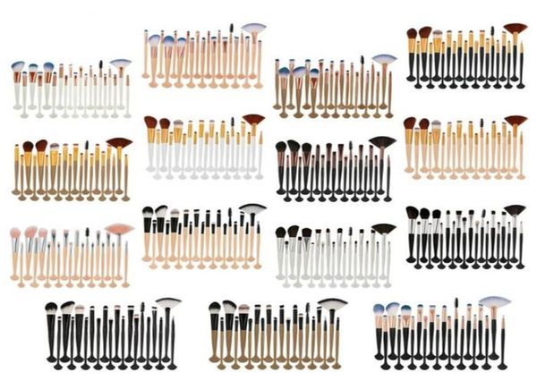 

shell makeup brush set 20pcs foundation powder cosmetics brushes eyeshadow makeup brush set dhl 3061929