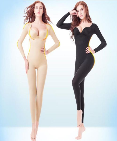

shapers full body women corrective underwear gaine amincissante women black beige full length underbust2501286, Black;white