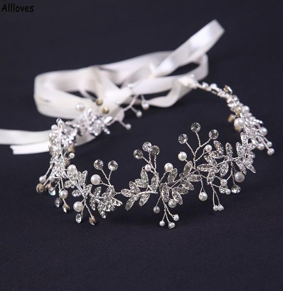 

sparkly sequins bridal headpieces headwear for wedding parties silver rhinestones headband women hair band headdress hair accessor1351040