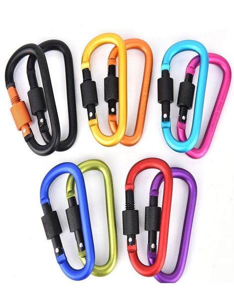 

1pc outdoor travel kit carabiner aluminum carabiner dring key chain clip camping keyring s qylkzu3027907