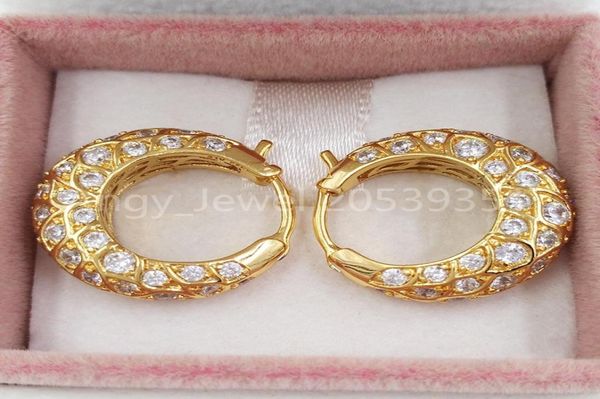 

andy jewel authentic 925 sterling silver studs sparkling pattern hoop earrings fits european p style studs jewelry 268745c017784033, Golden;silver