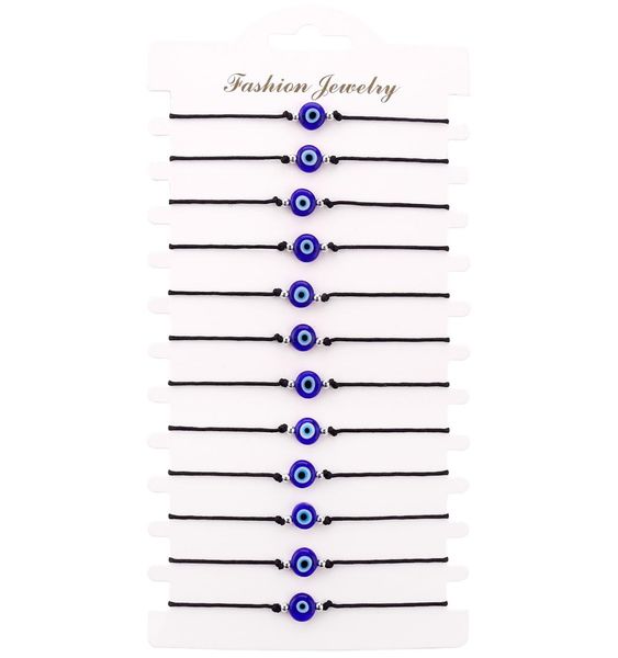 

amulet evil nazar eye charm bracelet red black string rope braided friendship bracelets for women jewelry1422497, Golden;silver