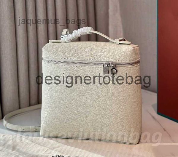 

loro piana bag lp19 backpack book bag cowhide handbag women's simple fashion casual shoulder bag netizen sjyt5