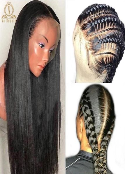 

180 density pre plucked full lace human hair wigs glueless full lace wig human hair 360 lace straight wigs for black women front7013998, Black;brown