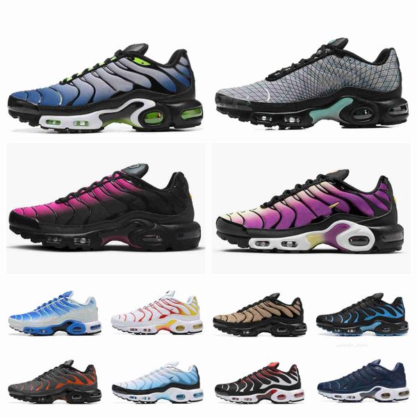 

2023 mens tn running shoes tns plus tan black red wolf grey silver white beige olive blue gradient fuchsia yellow chaussures requin airs men