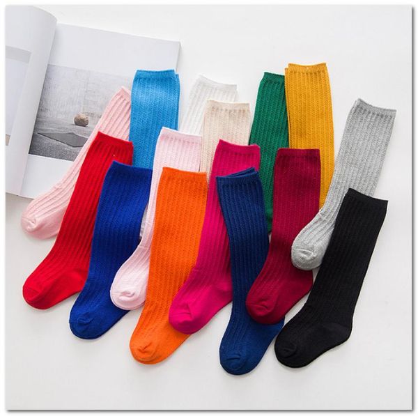 

kids socks girls letter knitted casual socks designer children cotton sock boys stripe basketball socks a47322734928, Pink;yellow