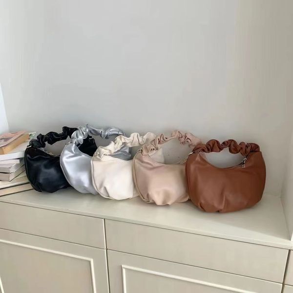 

designer women's handbag cloud bag oblique straddle bags single shoulder bag large capacity solid color handbag dumpling bags
