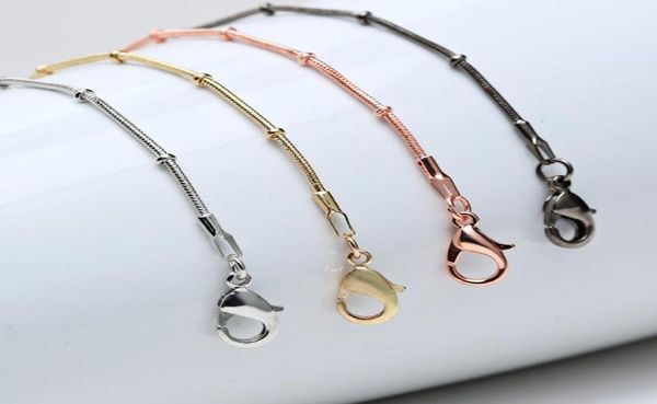 

24 inch 1.2mm chain necklace rose gold/gold/silver/black fashion jewelry chains silver necklaces chains plain chain accessories9868450