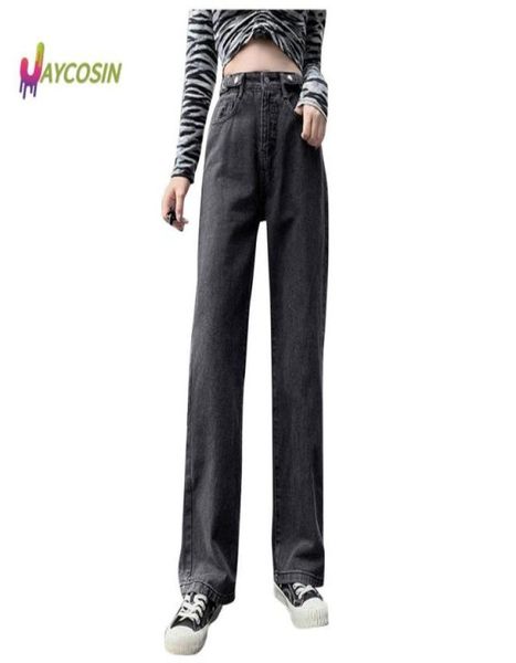 

women039s jeans clothing female woman trousers wome casual pants hight waist distressed straight denim vintage trouser4169703, Blue