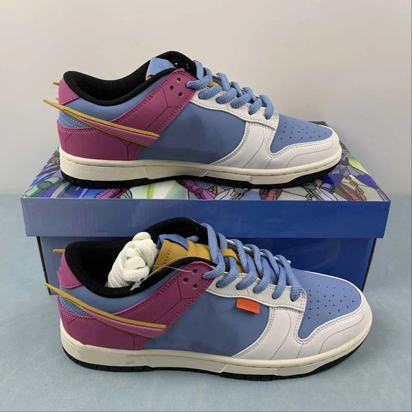 

sb designer sports shoes dnks low pink blue light grey yihui zd2356-153 men women luxury outdoor sneakers basketball shoes fast delivery wit
