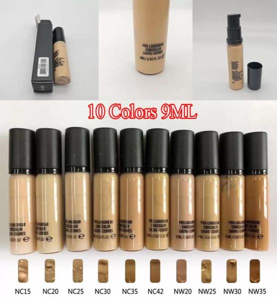 

pro longwear concealer cachecernes correttore abdeckcreme corrector 10 colors 9ml liquid foundation4196545