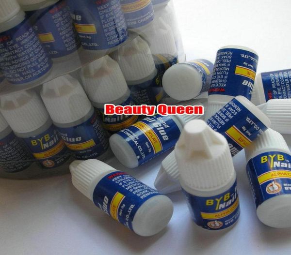 

100pcslot nail art glue 3g grams acrylic french quickdrying for nail tips tool fast drying1569322, Silver