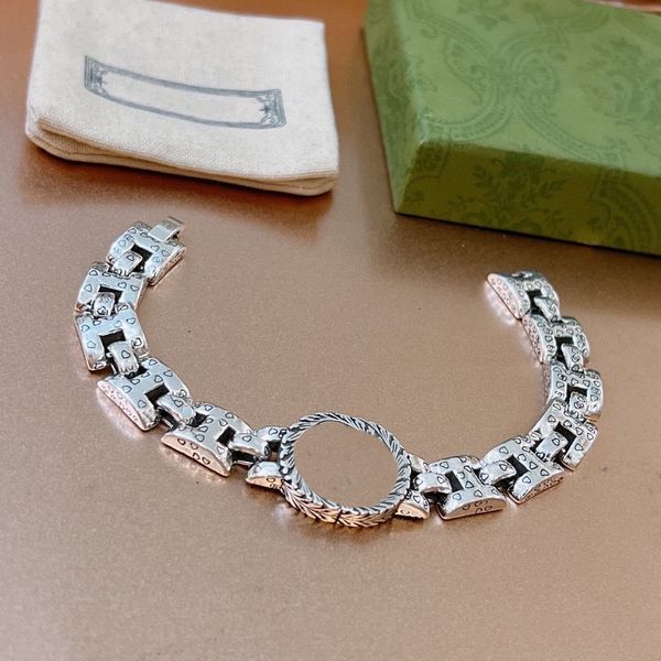 

designer charm bracelet ggsity fashion retro luxury design jewelry kjfcxyhs mafuet, Golden;silver