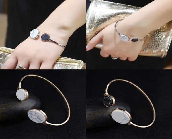 

luxury fashion style gold plated charm bracelet bangle cuff jewelry gift for women5849583, Black