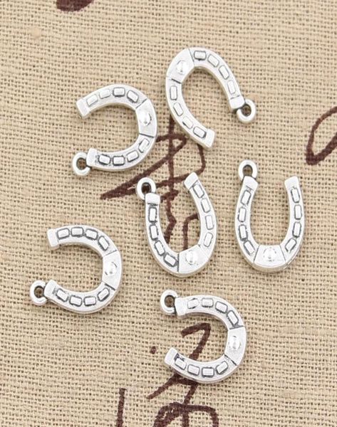 

charms lucky horseshoe horse 1512mm antique making pendant fitvintage tibetan silverdiy bracelet necklace5867332, Bronze;silver