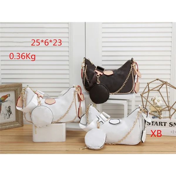 

women luxurys designers bags 2022s chest pack lady tote chains handbags messengers backpack leather crossbodys bag european and american fas