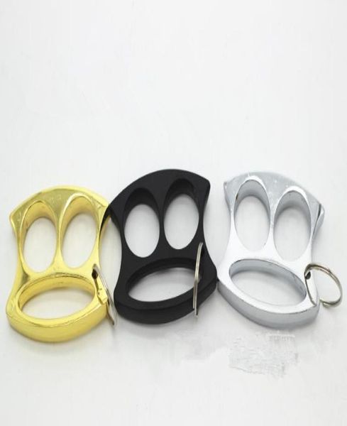 

protective gear tool double finger knuckle dusters self defense personal security finger selfdefense pendant limited str out8667346