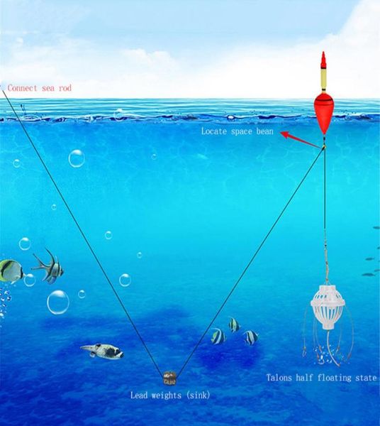 

fishing tackle box river pond lake with six strong sea lantern bait crap outdoors fishing hooks tools8725097