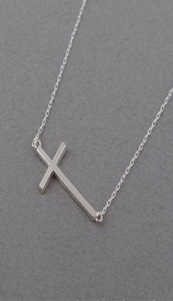 

fashion cross pendant for women necklace whole 18k gold silver plated6124501