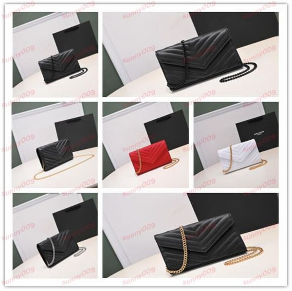 

envelope bag wallet hardware chain cross body bag luxury evening bags diagonal stripes bags change pocket designer multi layer card holder