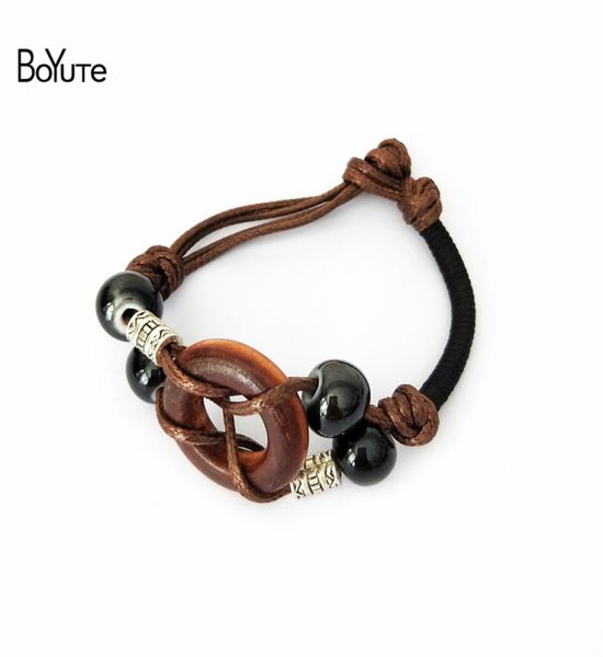 

boyute 5 pieceslot diy 4 colors ceramic bead knitted handmade thread bracelets for women fashion women039s accessories9000930, Golden;silver