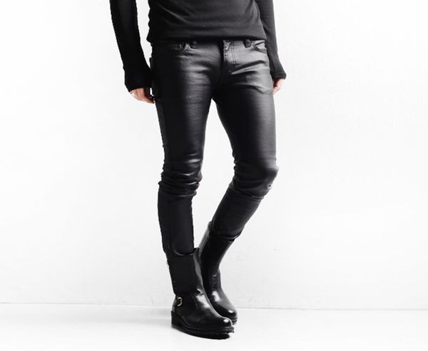 

wholepersonalized men039s japanese harajuku punk rock coat korean slim jeans pants m237418542, Blue