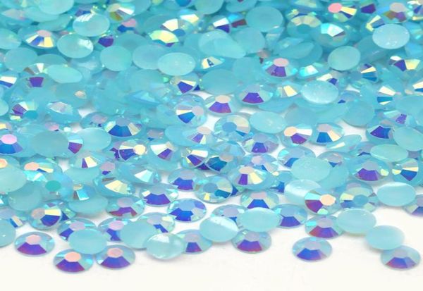 

xulin jelly ab resin rhinestone whole ltaqua ab 3mm flat back round for diy decoration2003580, Black