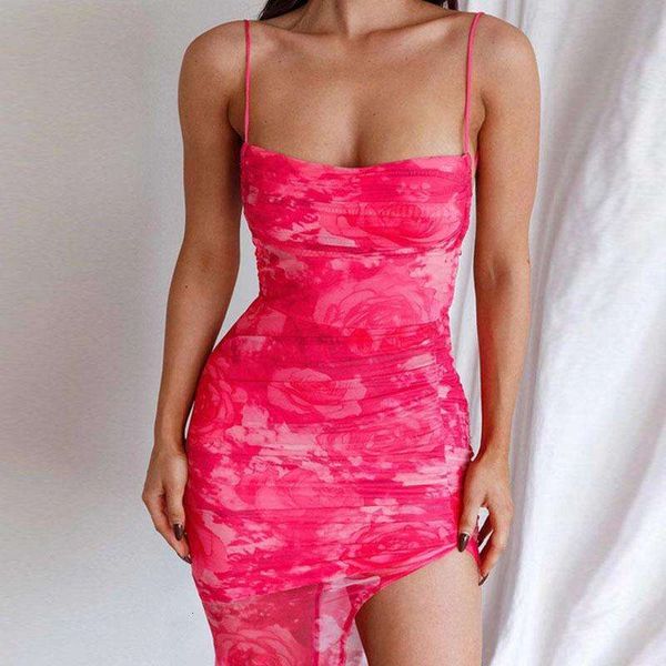 

summer womens printed wear off neck backless strap stitching mesh dress, Black;gray