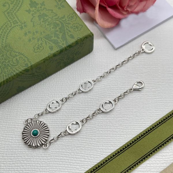 

luxury design bangles brand letter bracelet chain famous women 18k gold crystal rhinestone pearl wristband link chain couple gifts jewerlry, Black