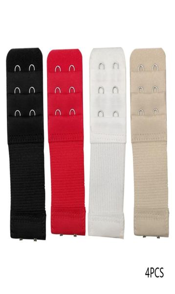 

20 pcs 2 hook bra extender for women039s elastic bra extension strap hook clip expander adjustable belt buckle underwear1272403, Blike;white