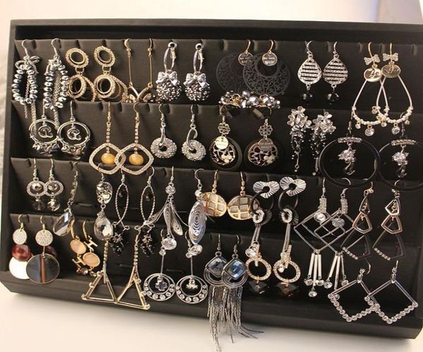 

mix many styles fashion women earrings flower leaf heart drop dangle earring gold silver long earing hook chandelier ear ring ear 9341453