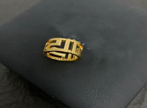 

luxury brand ring 18k gold plated brass never fade design exquisite gift official reproductions jewelry 2022 new 5a ba3147906, Silver