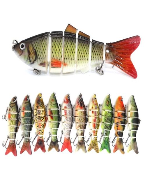

10cm20g classic luria bait plastic hard fishing lures multi section fish road sub bionic baits packaging fishes gear8463739