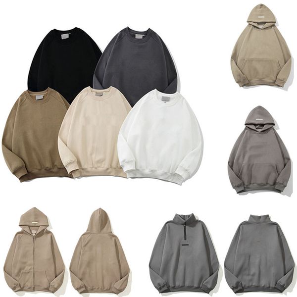 

man designer hoodie woman fall jacket loose oversized sweatshirts hip hop design trendy cool fleece hoodies for spring fall crew neck pullov, Black