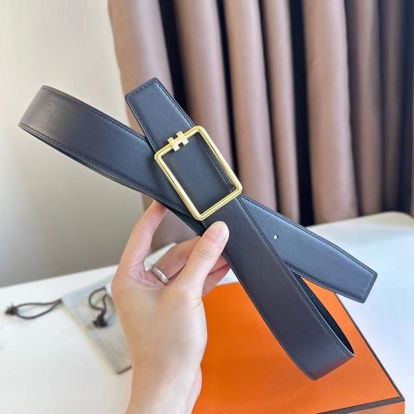 

classics men belts designer mens and woman fashion togo leather classic reversible belt black brown h gold silver buckles 38cm hr985