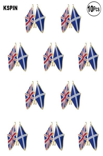 

uk jack scotland lapel pin flag badge brooch pins badges 10pcs a lot7094342, Gray