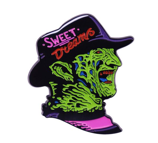 

horror movies novel hard enamel pins collect funny anime figure metal cartoon brooch creativity games lapel badges5095630, Blue