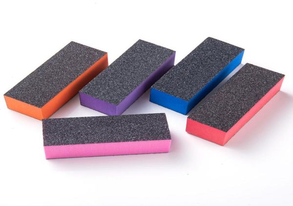 

10pcs 3 side color nail art buffers sanding block buffing grinding polishing block nail file buffer pedicure professional nail art2207335