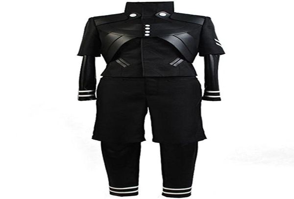 

halloween men039s tokyo ghoul ken kaneki jumpsuit battle uniform cosplay costume8519876, Black