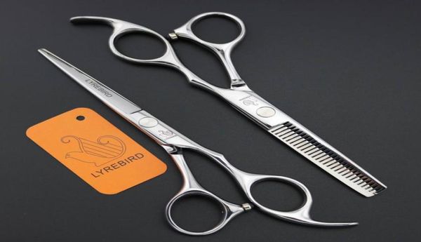 

lyrebird hairdresser shears silver 6 inch hair tesoura scissors big tail simple packing new5456223