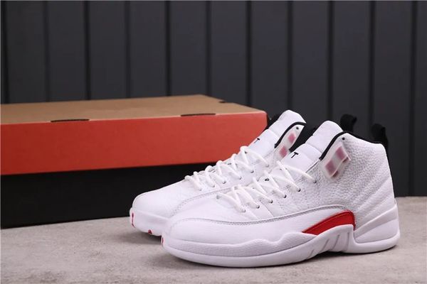 

classical jumpman 12s high middle men women shoes white little red designer basketball shoes outdoor sports sneakers fast delivery with box