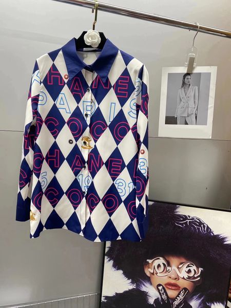 

fashion spring autumn vintage print shirt coat women's turn-down collar button lapel frenum straight shirt xl, White