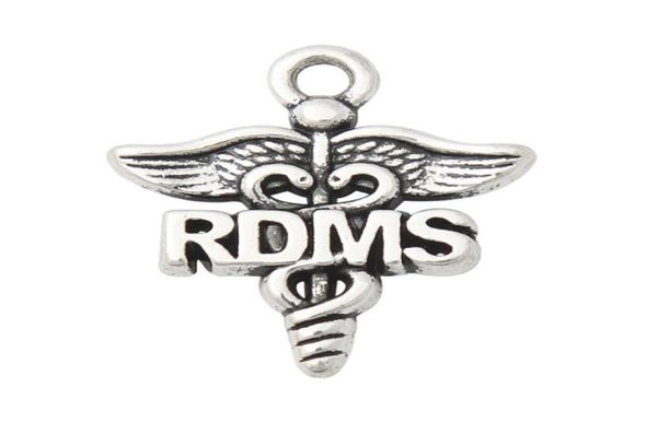 

whole antique silver plated fashion alloy medical charms rdms caduceus symbol charms 1923mm 50pcs aac19808182877, Bronze;silver